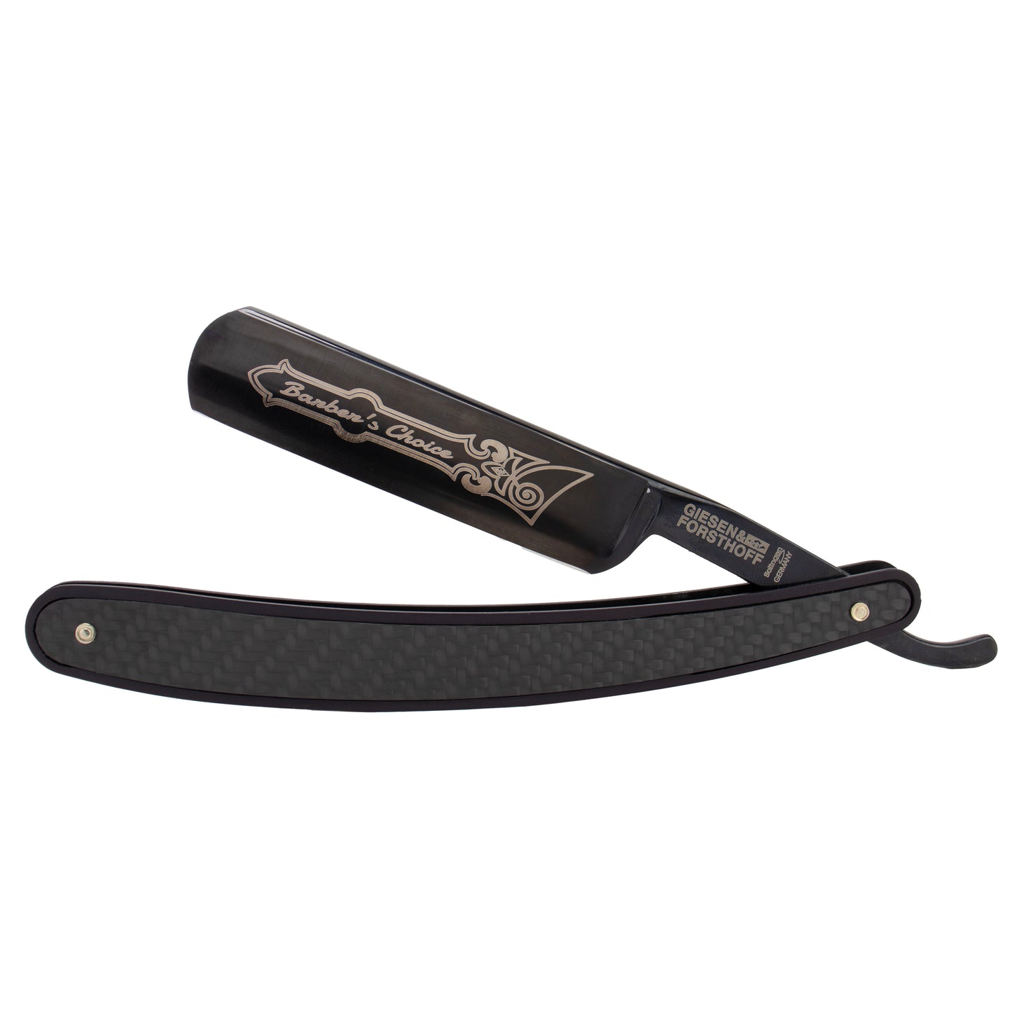 Giesen & Forsthoff 'Barbers Choice' black Straight Razor