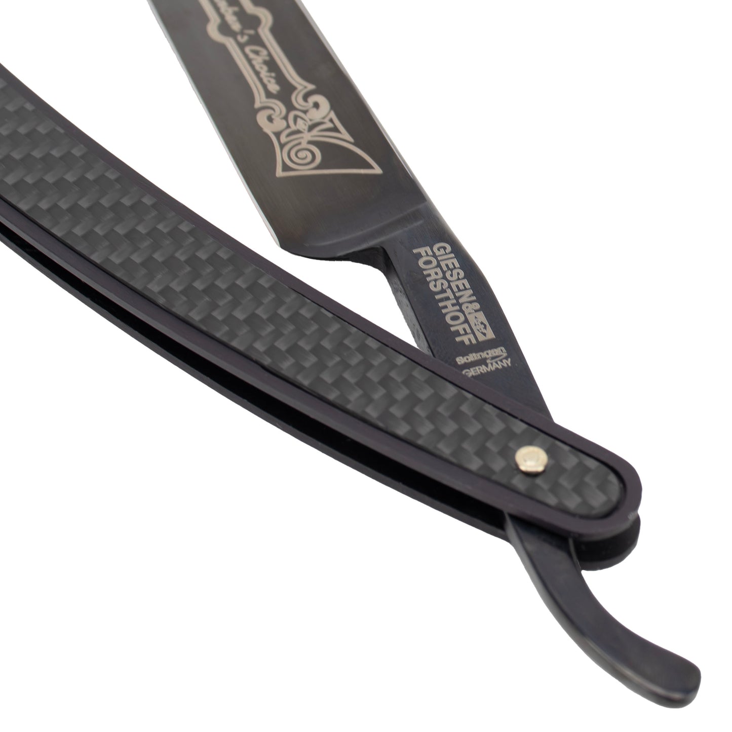 Giesen & Forsthoff 'Barbers Choice' black Straight Razor