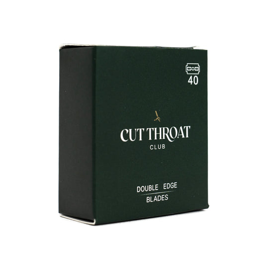 40 Double Edge Razor Blades by Cut Throat Club