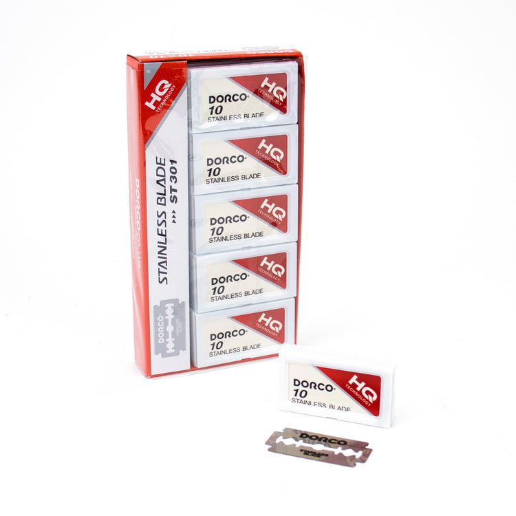 Dorco Stainless Double Edge Blades (10 x 10)