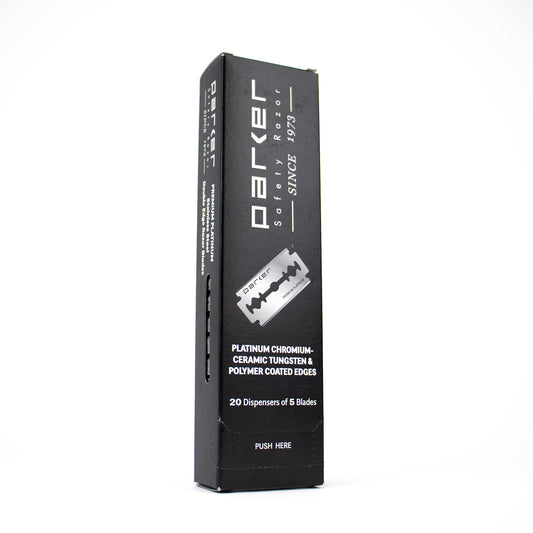 Parker Premium Platinum Double Edge Blades (20 x 5)