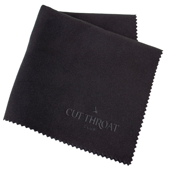 Cut Throat Club Microfibre Polishing Cloth - Black