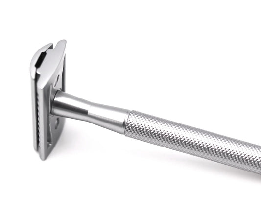 Roche R1 Safety Razor (Silver) Closed Comb